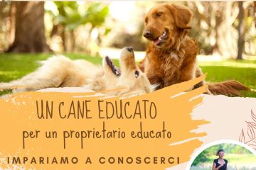 UN CANE EDUCATO per un padrone educato