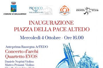 Inaugurazione Piazza della Pace