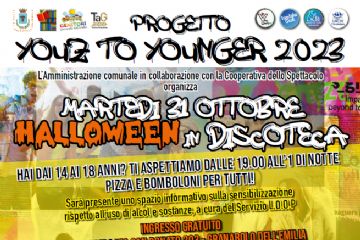 Halloween in discoteca per gli under 18 e tanti altri eventi