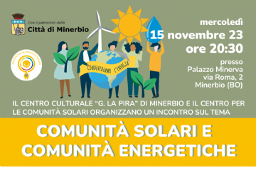 Comunit&#224; solari e comunit&#224; energetiche