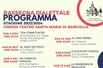 Stagione teatrale dialettale 2023/2024 al Teatro S. Maria di Baricella