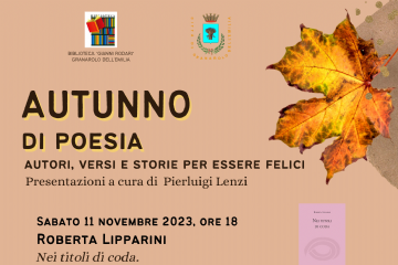 Autunno di poesia in biblioteca &quot;Rodari&quot;