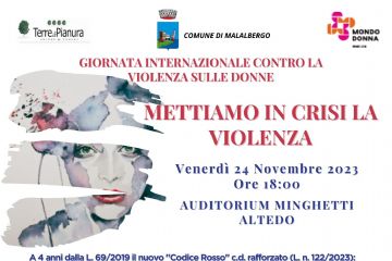 Mettiamo in crisi la violenza - Convegno in occasione della Giornata Internazionale contro la violenza sulle donne