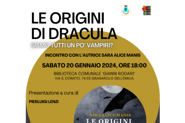 Dracula e Bram Stoker in biblioteca