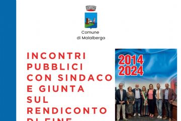 Incontri pubblici  con Sindaco e Giunta sul rendiconto di fine mandato