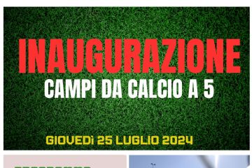 Inaugurazione dei campi da calcio a 5!