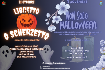 Due appuntamenti in biblioteca per Halloween 